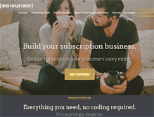 Tablet Screenshot of bishbashbox.com